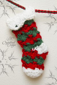 Prancer Stocking Bunting by Crystalized Designs