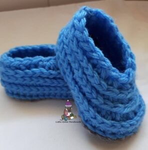 Ridged Baby Bootie tested by Darlene Ridged Baby Bootie tested by Darlene