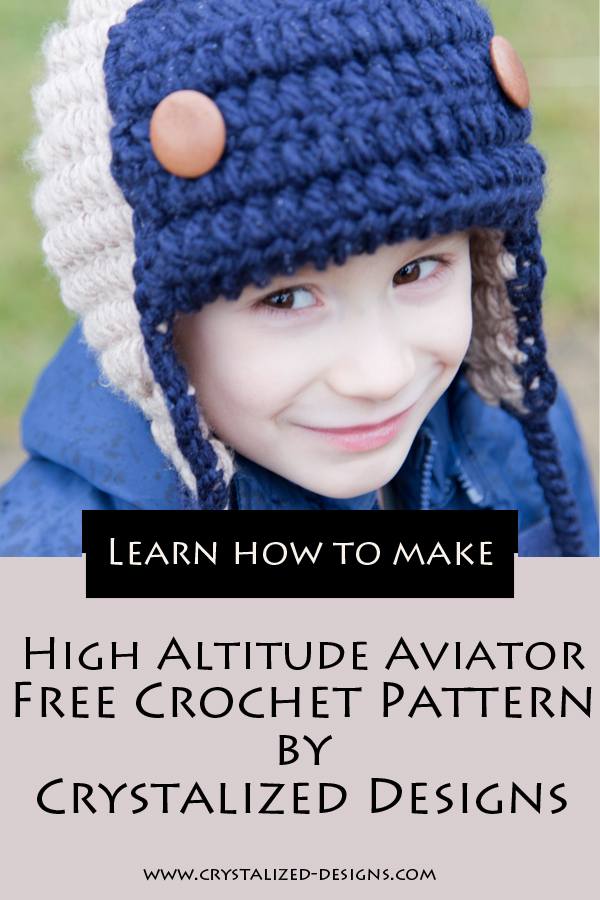 High Altitude Aviator Free Crochet Pattern by Crystalized Designs