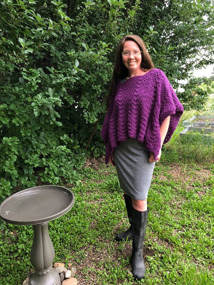 Riverwalk Poncho Crochet Pattern by Crystalized Designs
