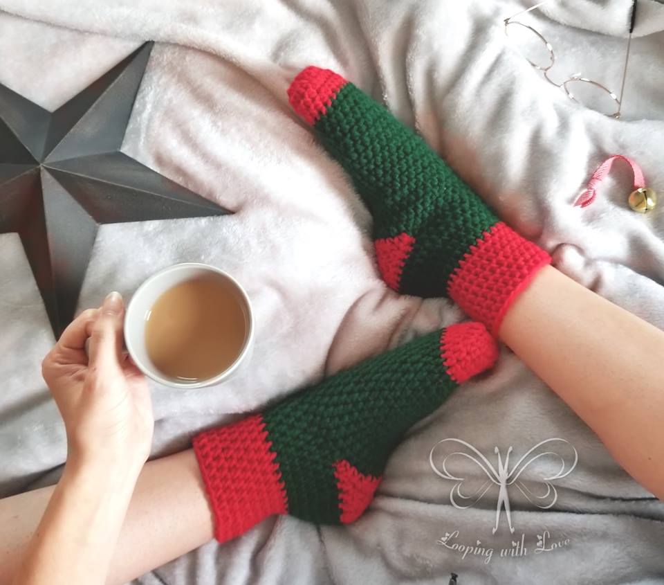 Candy Corn Socks Free Crochet Pattern by Crystalized Designs