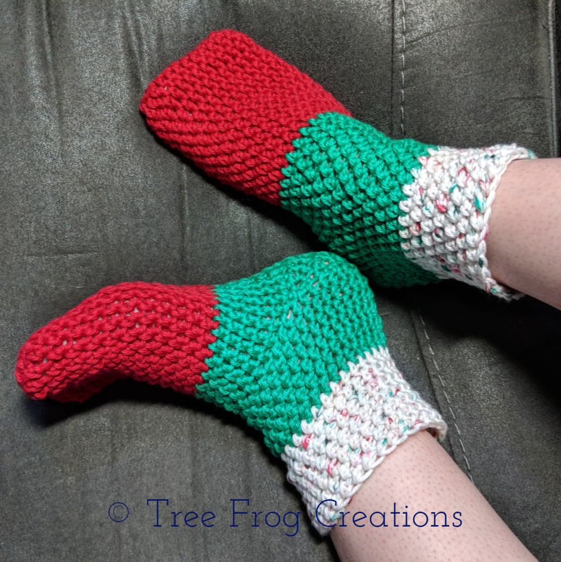 Candy Corn Socks Free Crochet Pattern by Crystalized Designs