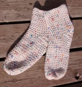 Candy Corn Socks Free Crochet Pattern by Crystalized Designs