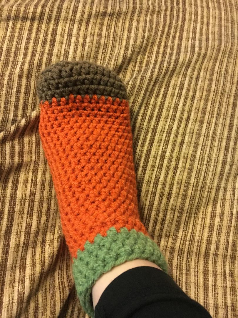 Candy Corn Socks Free Crochet Pattern by Crystalized Designs
