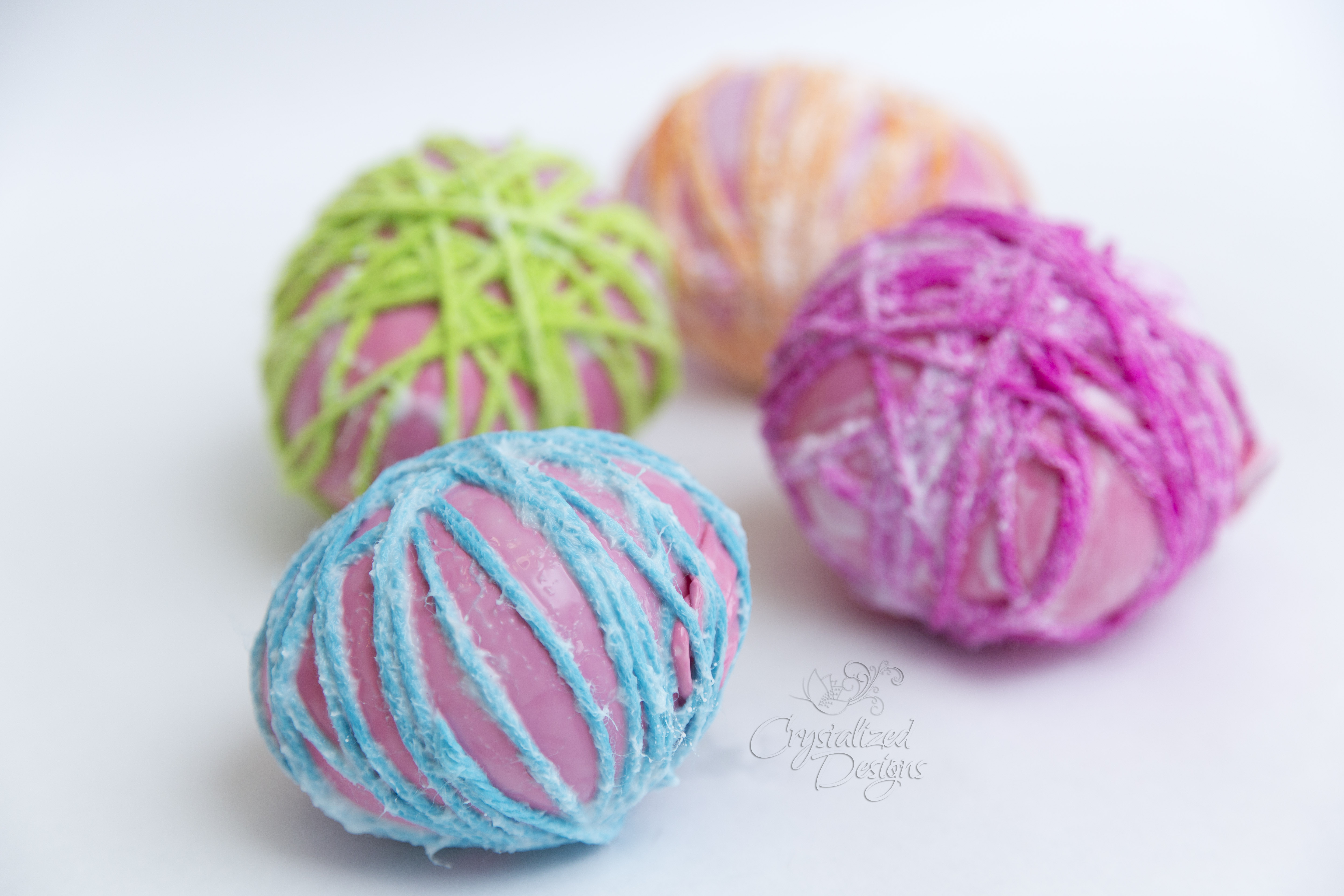 Decorative Yarn Balls A Crafty Tutorial Crystalized Designs