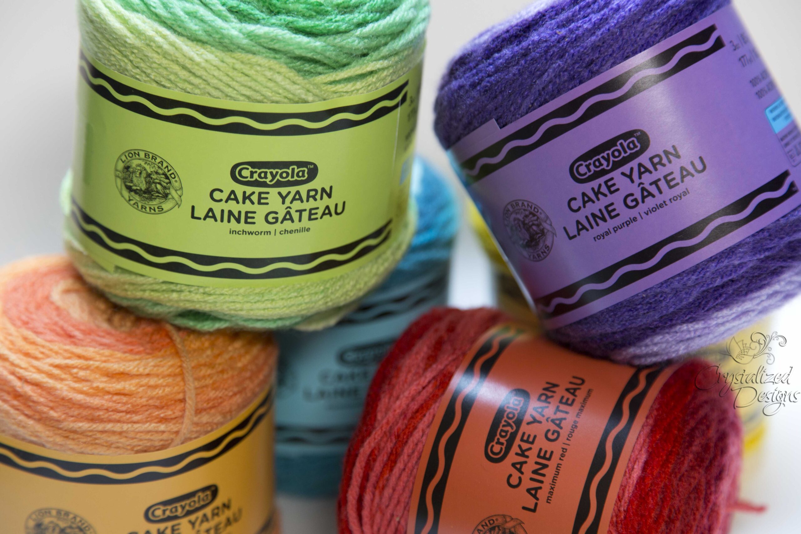 Lion Brand Crayola Cake Yarn Review by Crystalized Designs Lion Brand Crayola Cake Yarn Review by Crystalized Designs