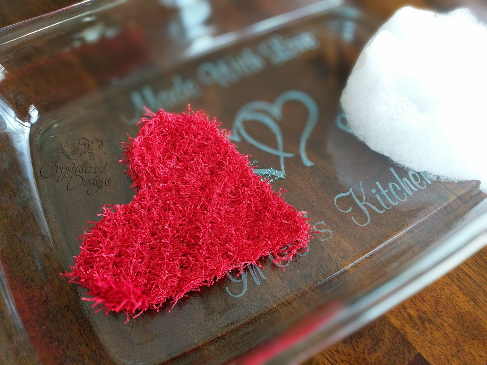 Heart Scrubby Free Crochet Pattern by Crystalized Designs