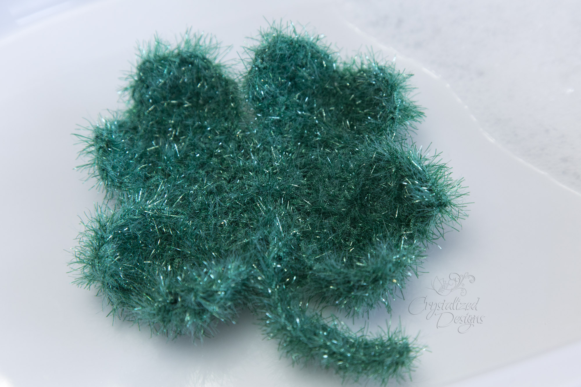 Lucky Scrubby Free Crochet Pattern by Crystalized Designs