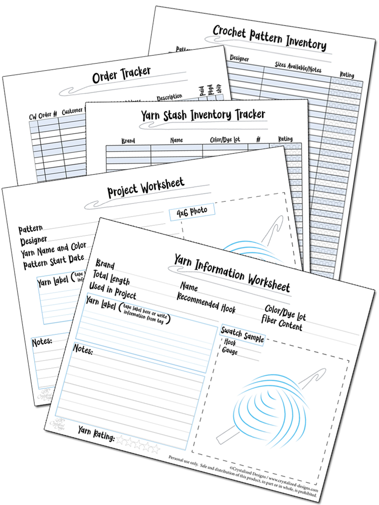Freebie Vault Crochet Worksheets Freebie Vault Crochet Worksheets