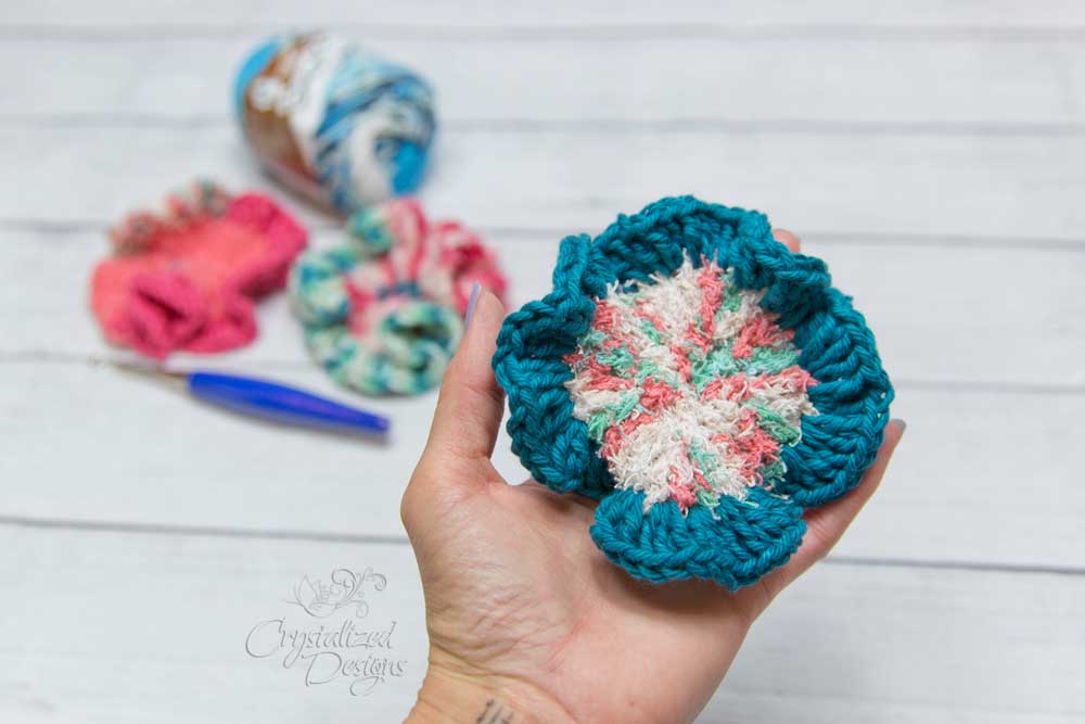 Circular Dish Cloth Crochet Pattern