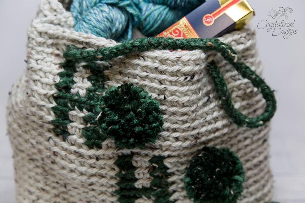 Ho Ho Ho Large Tote Bag Free Crochet Pattern